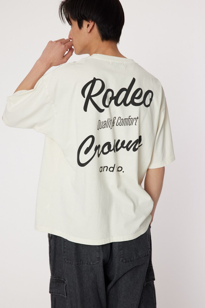 RODEO CROWNS「メンズRCS加工カラーTシャツ」|Tシャツ・カットソー|WHT