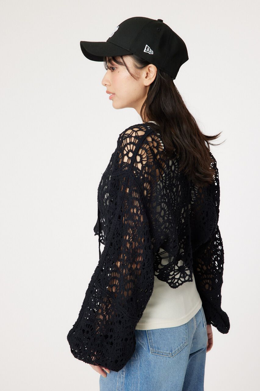 RODEO CROWNS「クロシェニットボレロ」|カーディガン|