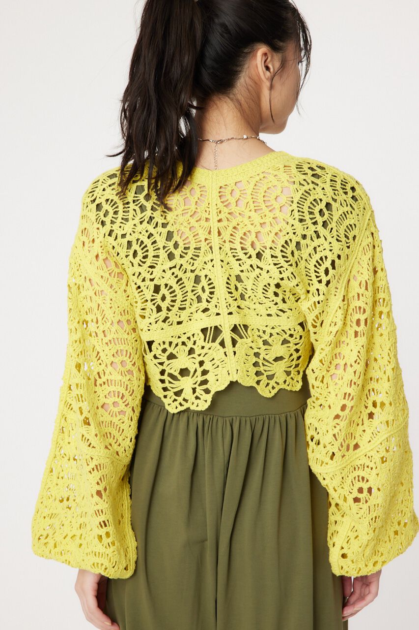 RODEO CROWNS「クロシェニットボレロ」|カーディガン|