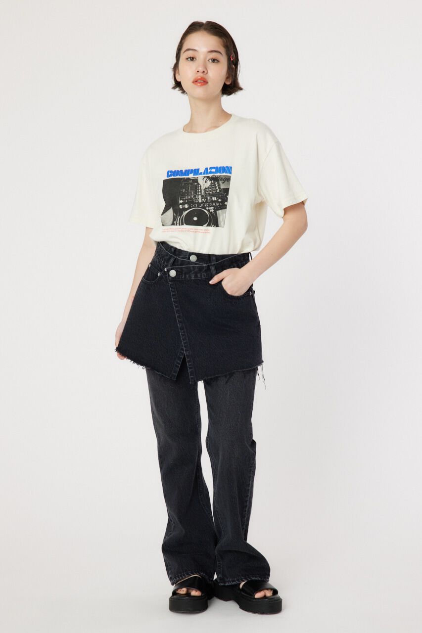 RODEO CROWNS「レイヤードラップデニム」|デニム|