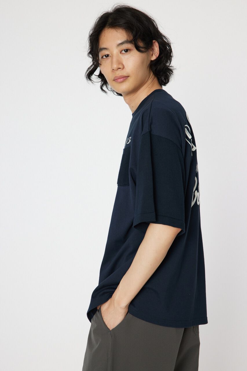 RODEO CROWNS「メンズドッキングロゴニットTシャツ」|ニット・セーター|