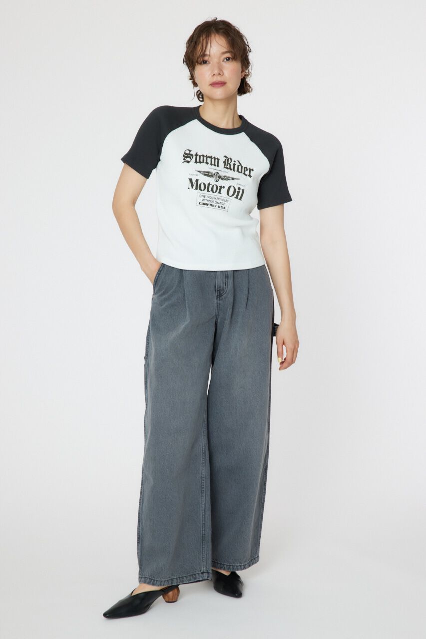 RODEO CROWNS「Riderラグランリブ Tシャツ」|Tシャツ・カットソー|