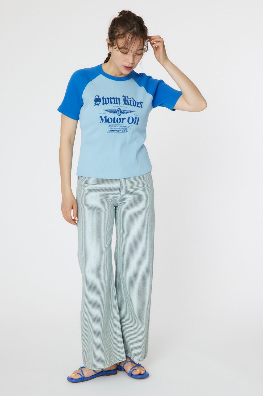 RODEO CROWNS「Riderラグランリブ Tシャツ」|Tシャツ・カットソー|