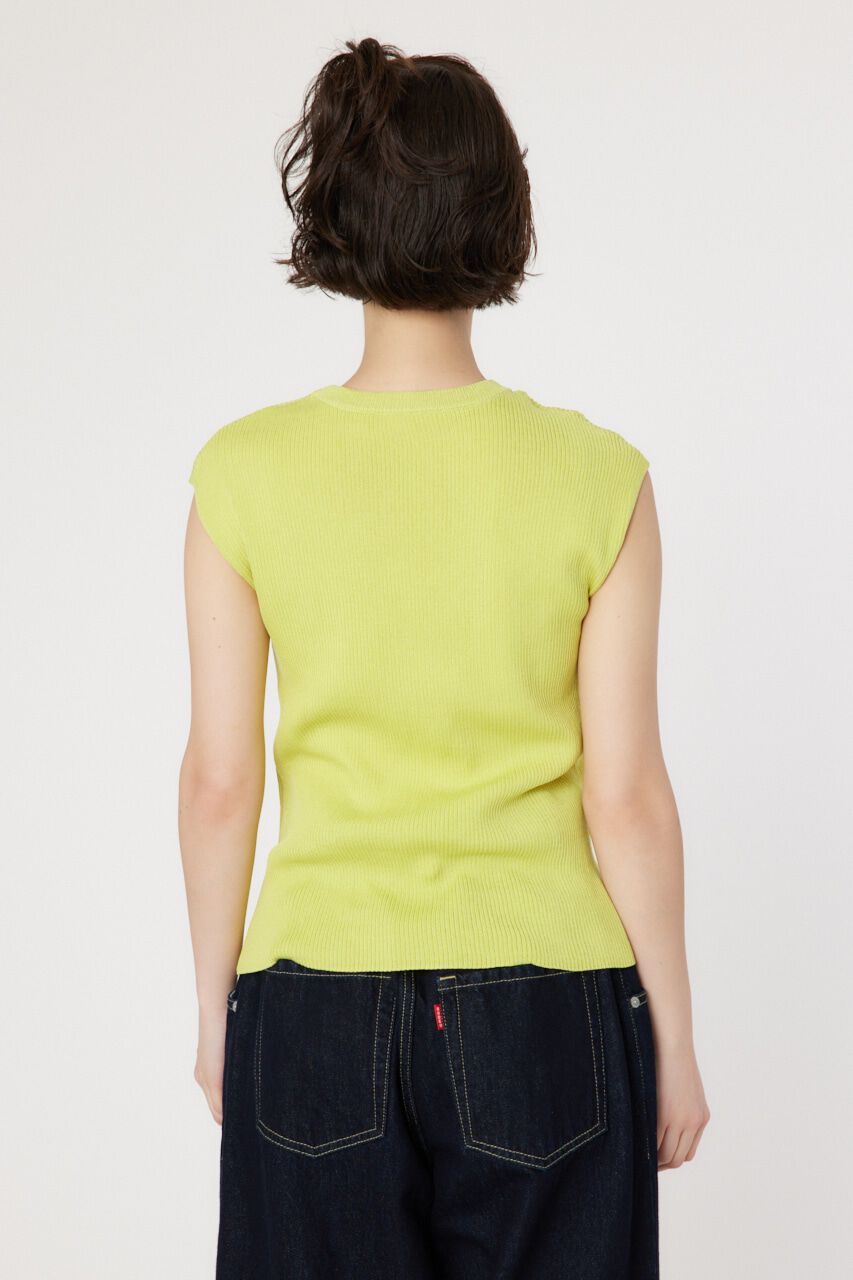 RODEO CROWNS「BASIC ノースリーブ ニット トップス」|タンクトップ|