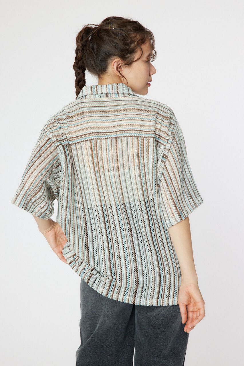 RODEO CROWNS「マルチストライプレースシャツ」|シャツ・ブラウス|