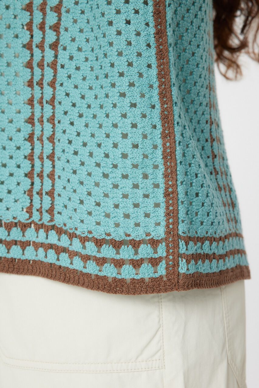 RODEO CROWNS「クロシェニットシャツ」|シャツ・ブラウス|