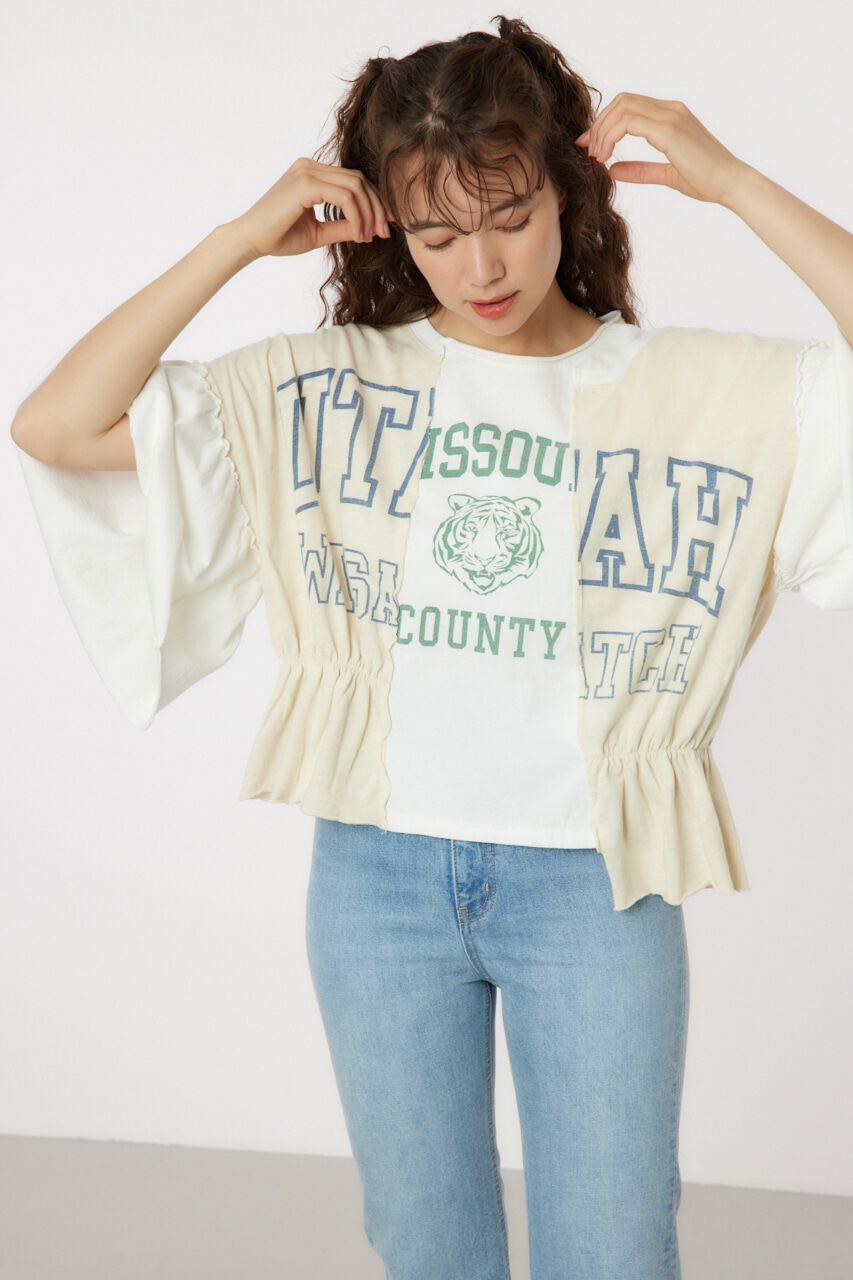 RODEO CROWNS「ドッキングカレッジトップス」|Tシャツ・カットソー|