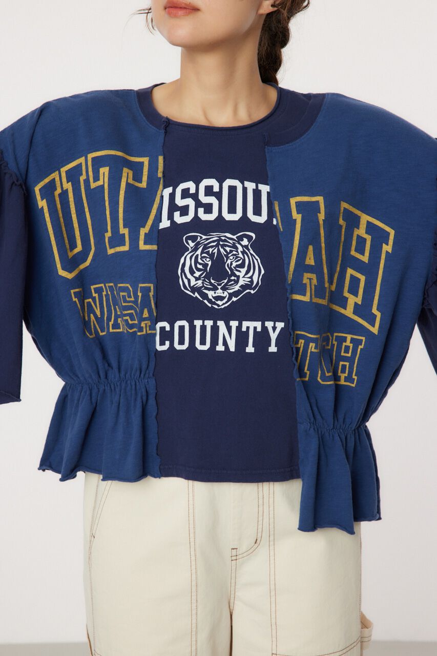 RODEO CROWNS「ドッキングカレッジトップス」|Tシャツ・カットソー|