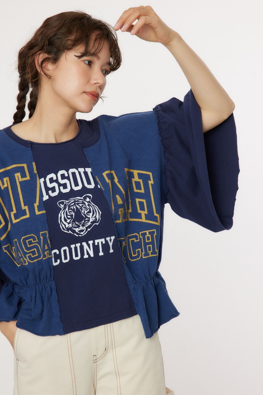 RODEO CROWNS「ドッキングカレッジトップス」|Tシャツ・カットソー|