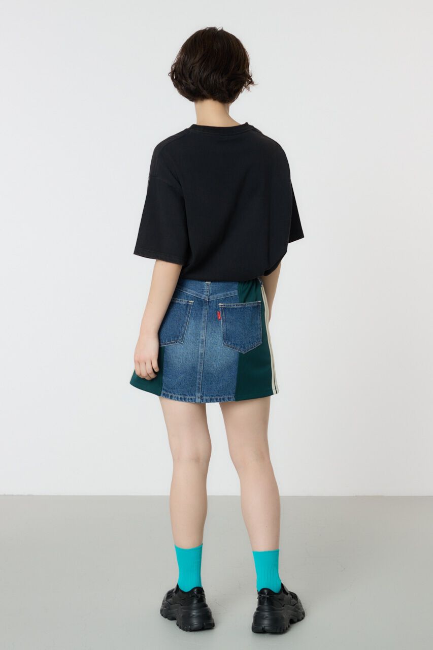 RODEO CROWNS「カスタムトラック DENIM MINI SK」|スカート|