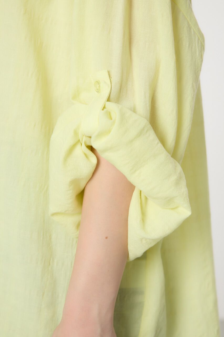 RODEO CROWNS「リネンライクロールアップシャツ」|シャツ・ブラウス|