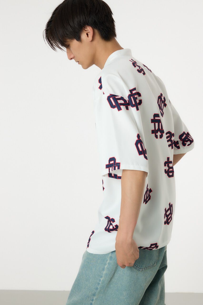 RODEO CROWNS「モノグラムバンドカラーシャツ」|シャツ・ブラウス|