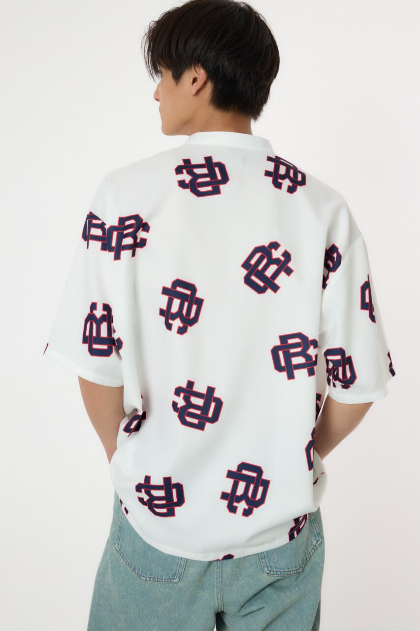 RODEO CROWNS「モノグラムバンドカラーシャツ」|シャツ・ブラウス|