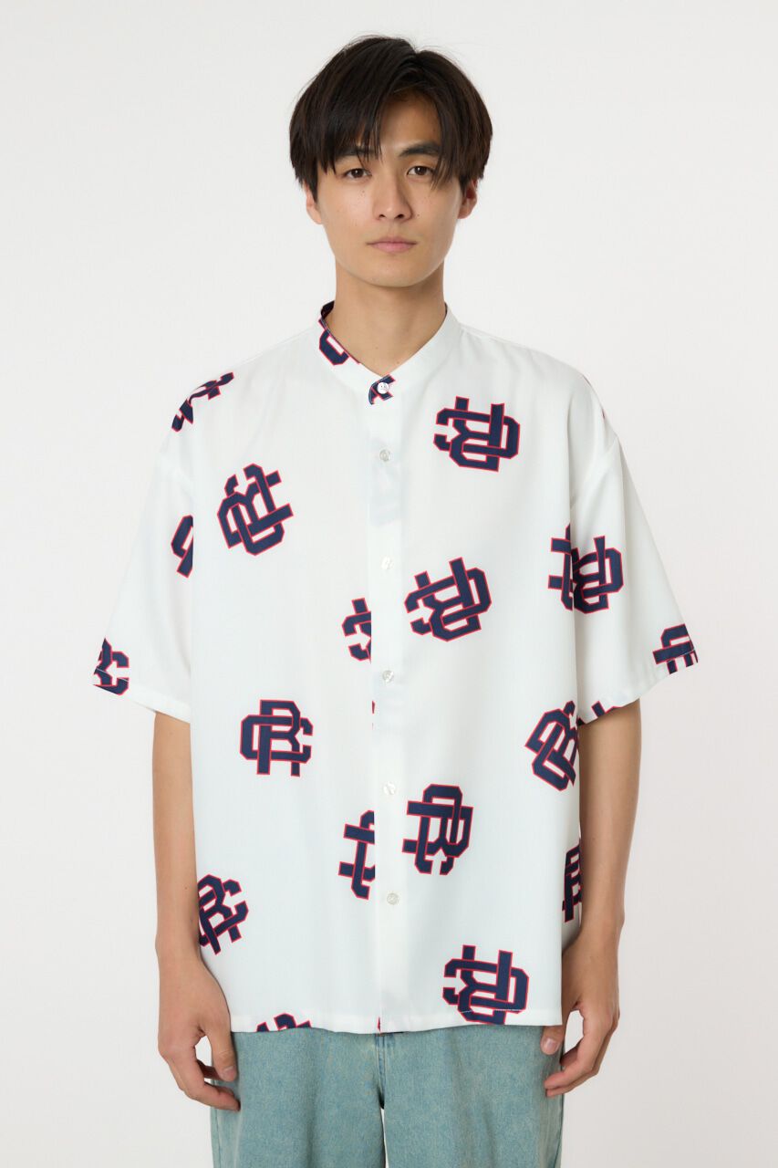 RODEO CROWNS「モノグラムバンドカラーシャツ」|シャツ・ブラウス|