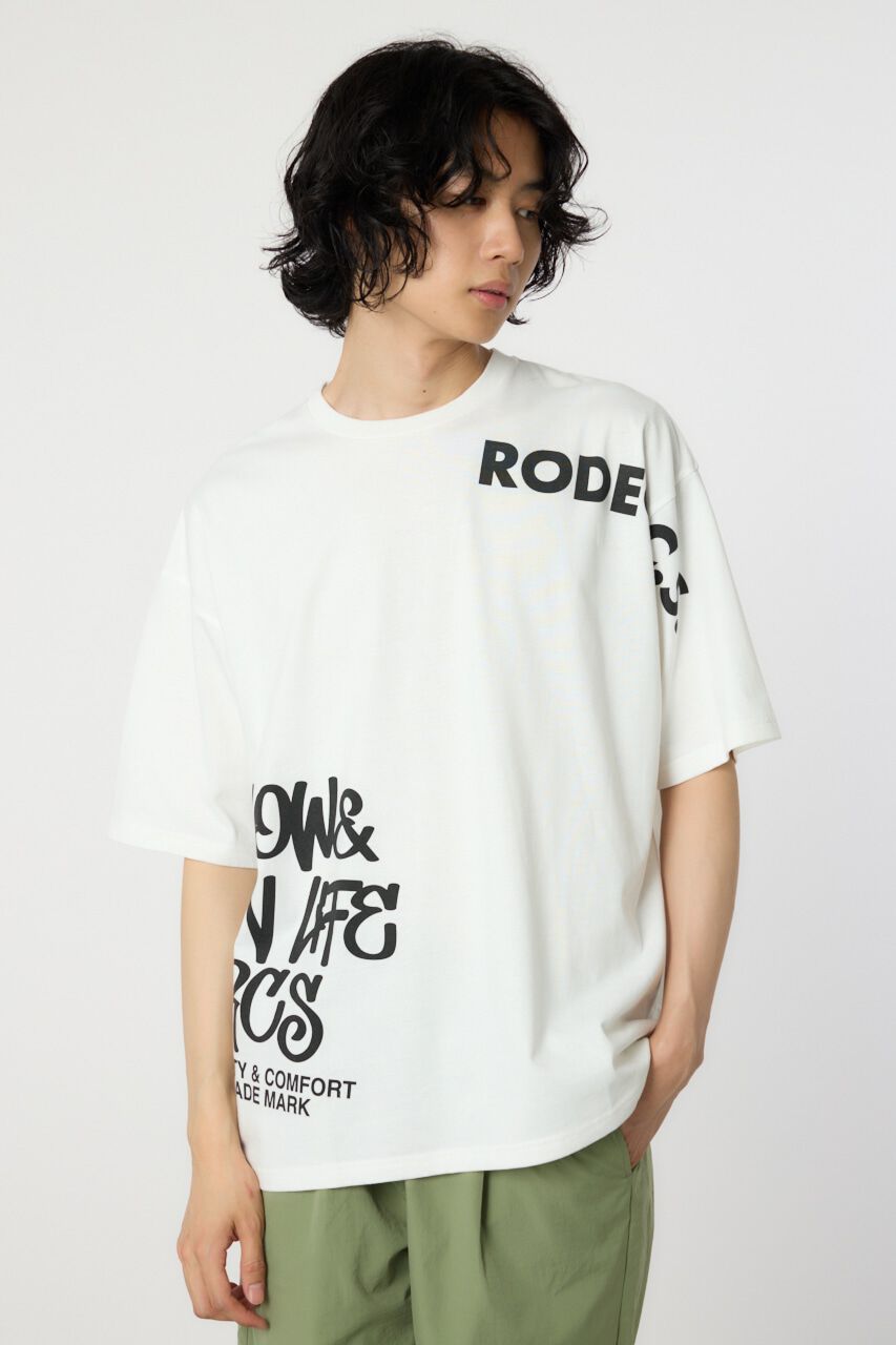 RODEO CROWNS「ランダムロゴ Tシャツ」|Tシャツ・カットソー|WHT