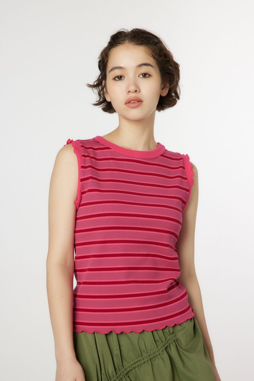 RODEO CROWNS「ボーダーメロータンクトップ」|タンクトップ|