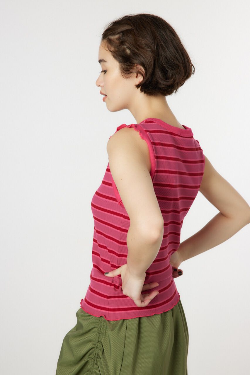 RODEO CROWNS「ボーダーメロータンクトップ」|タンクトップ|