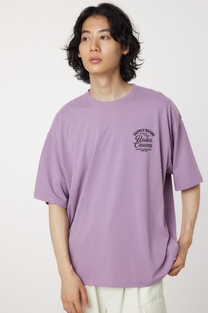 RODEO CROWNS「コーデュロイレーベルTシャツ」|Tシャツ・カットソー|