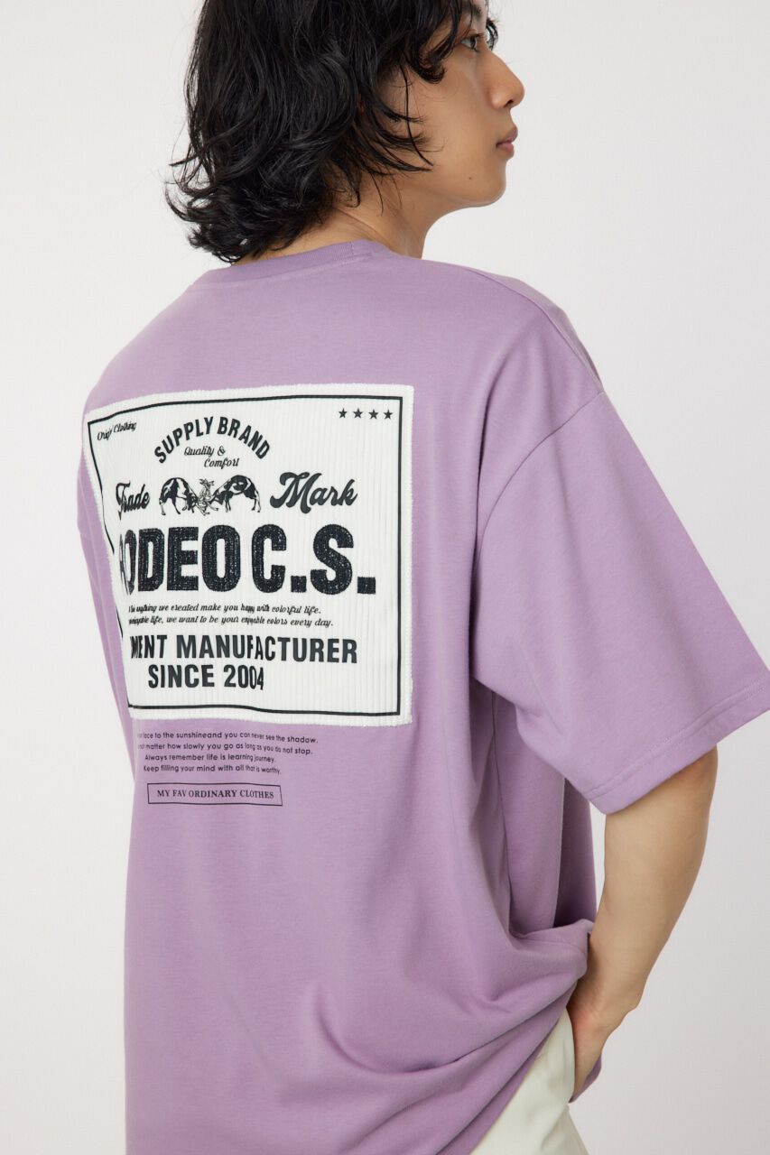 RODEO CROWNS「コーデュロイレーベルTシャツ」|Tシャツ・カットソー|