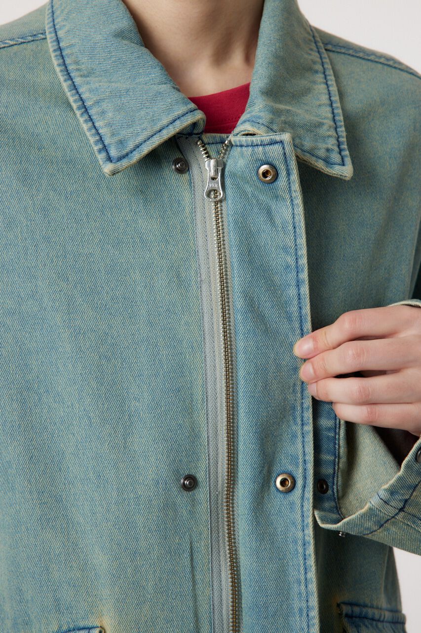 RODEO CROWNS「over denim zip JK」|デニムジャケット|