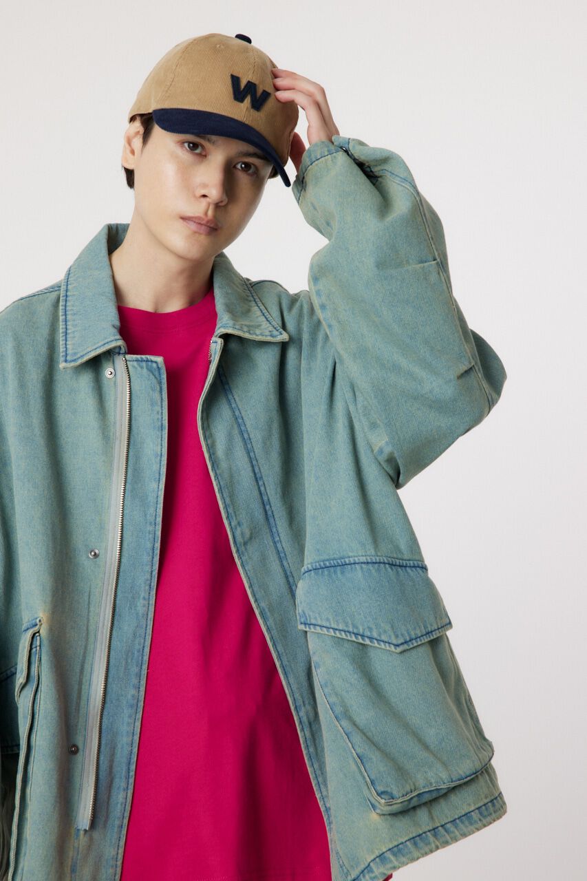 RODEO CROWNS「over denim zip JK」|デニムジャケット|