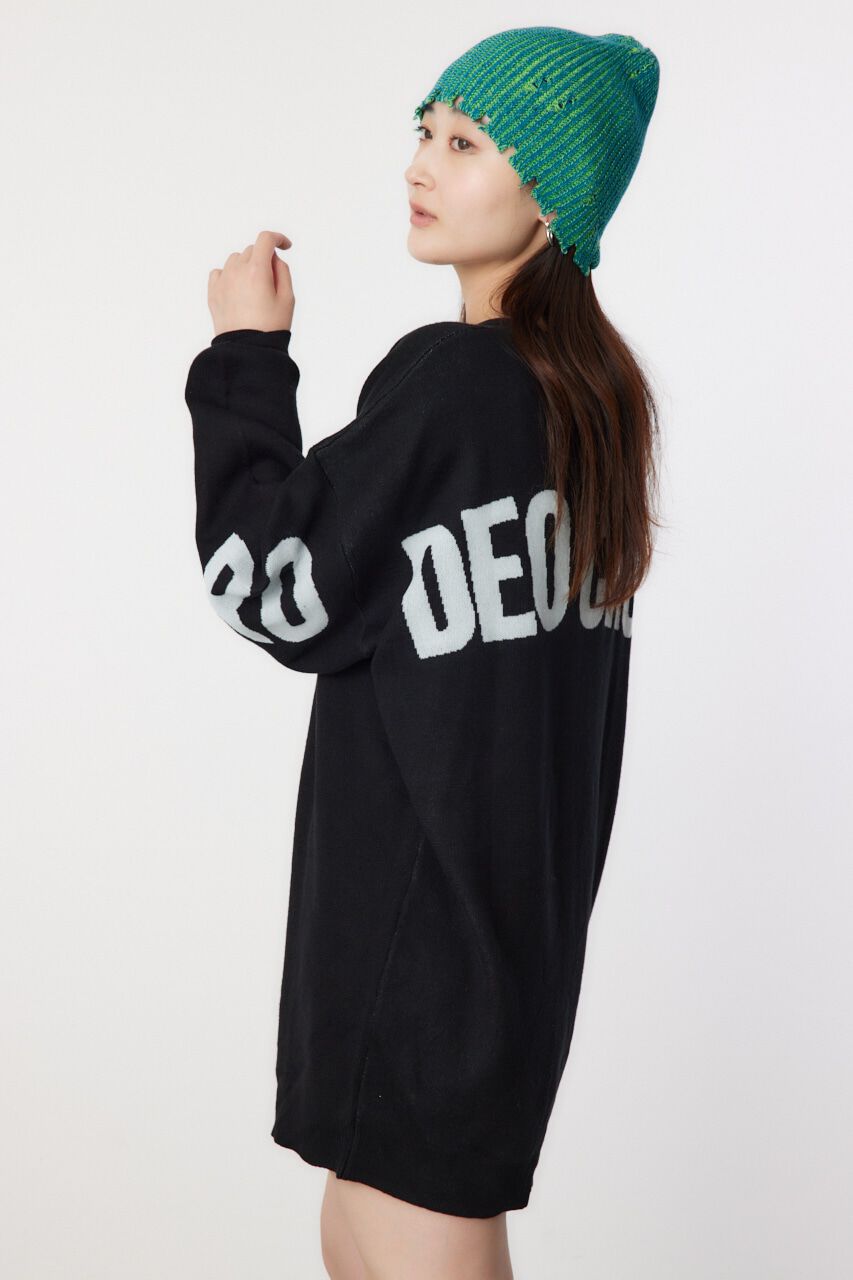 RODEO CROWNS「スウェットライクロゴニットワンピース」|ワンピース|