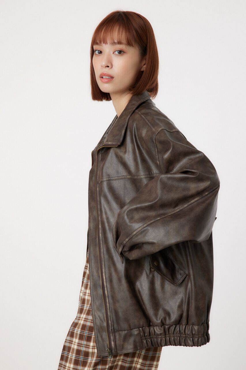 RODEO CROWNS「ヴィンテージFレザージャケット」|その他|