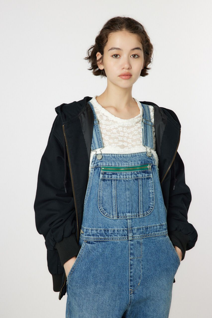 RODEO CROWNS「ワークフーディーブルゾン」|その他|BLK