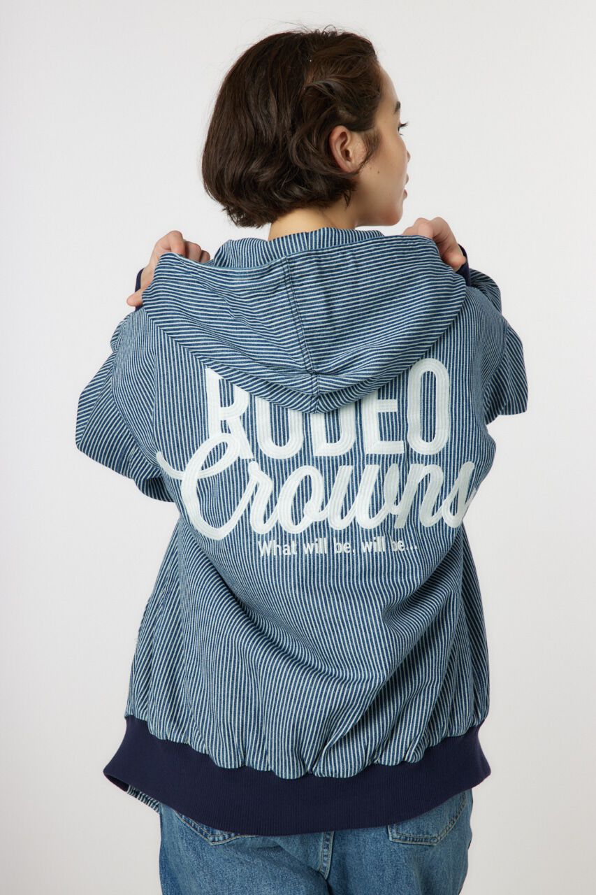 RODEO CROWNS「ワークフーディーブルゾン」|その他|柄BLU5