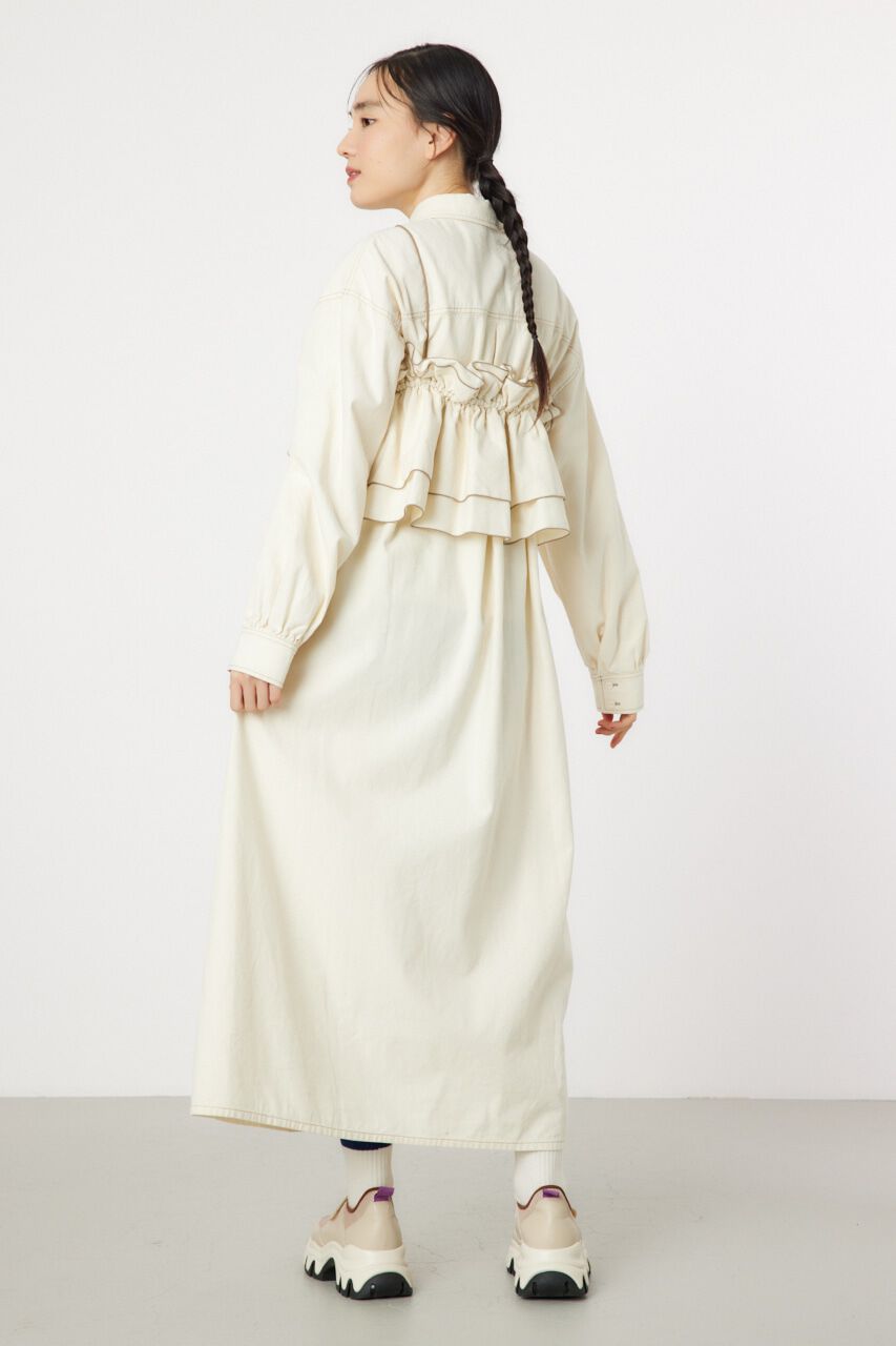 RODEO CROWNS「フリルレイヤードミリタリーロングワンピース」|ワンピース|