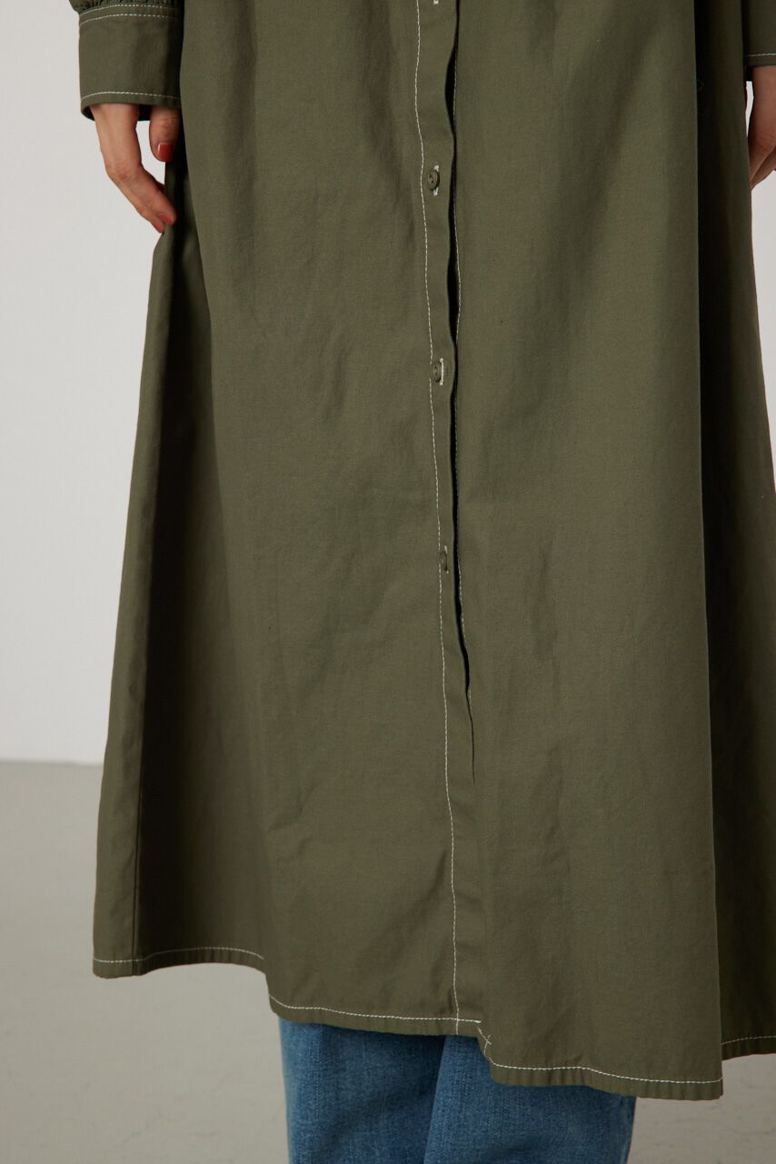 RODEO CROWNS「フリルレイヤードミリタリーロングワンピース」|ワンピース|