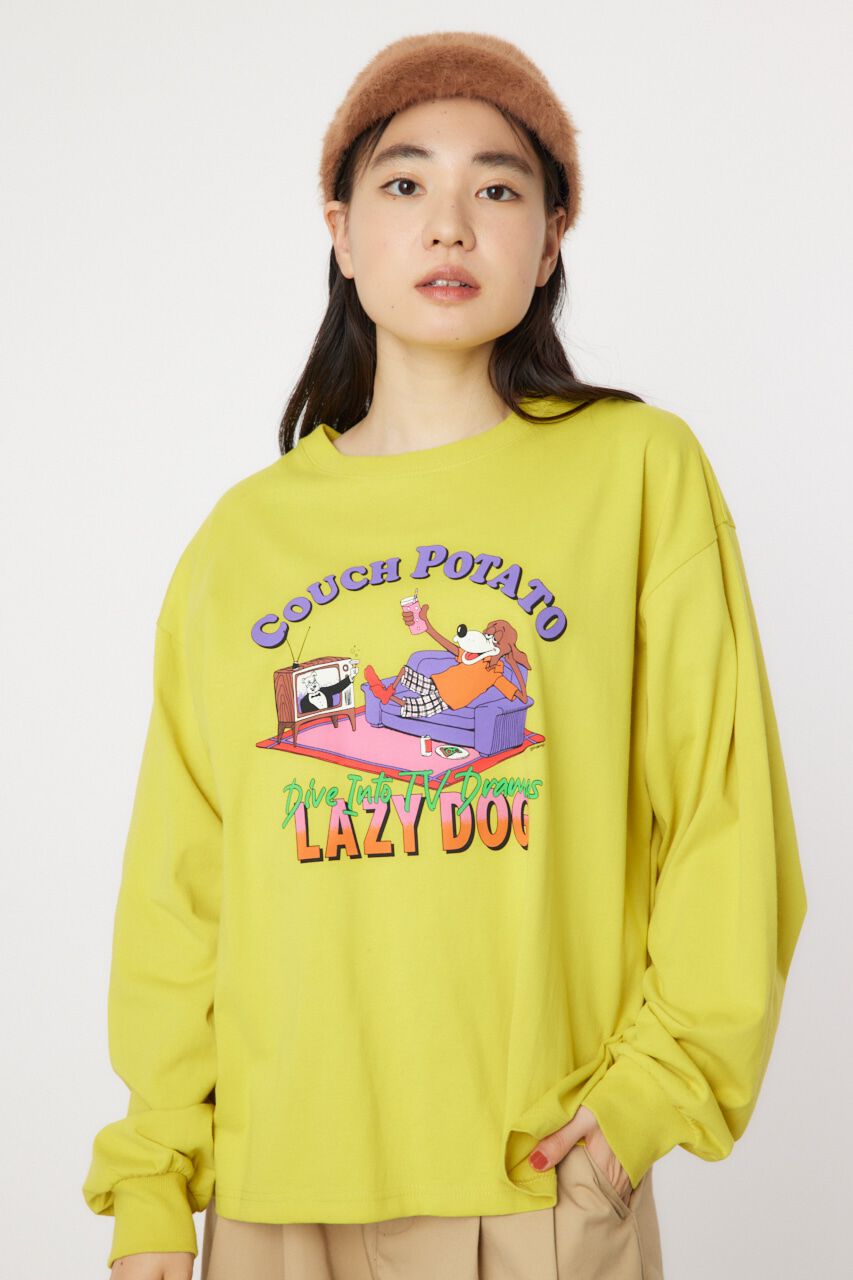 RODEO CROWNS「COUCH POTATO ロングスリーブTシャツ」|Tシャツ・カットソー|