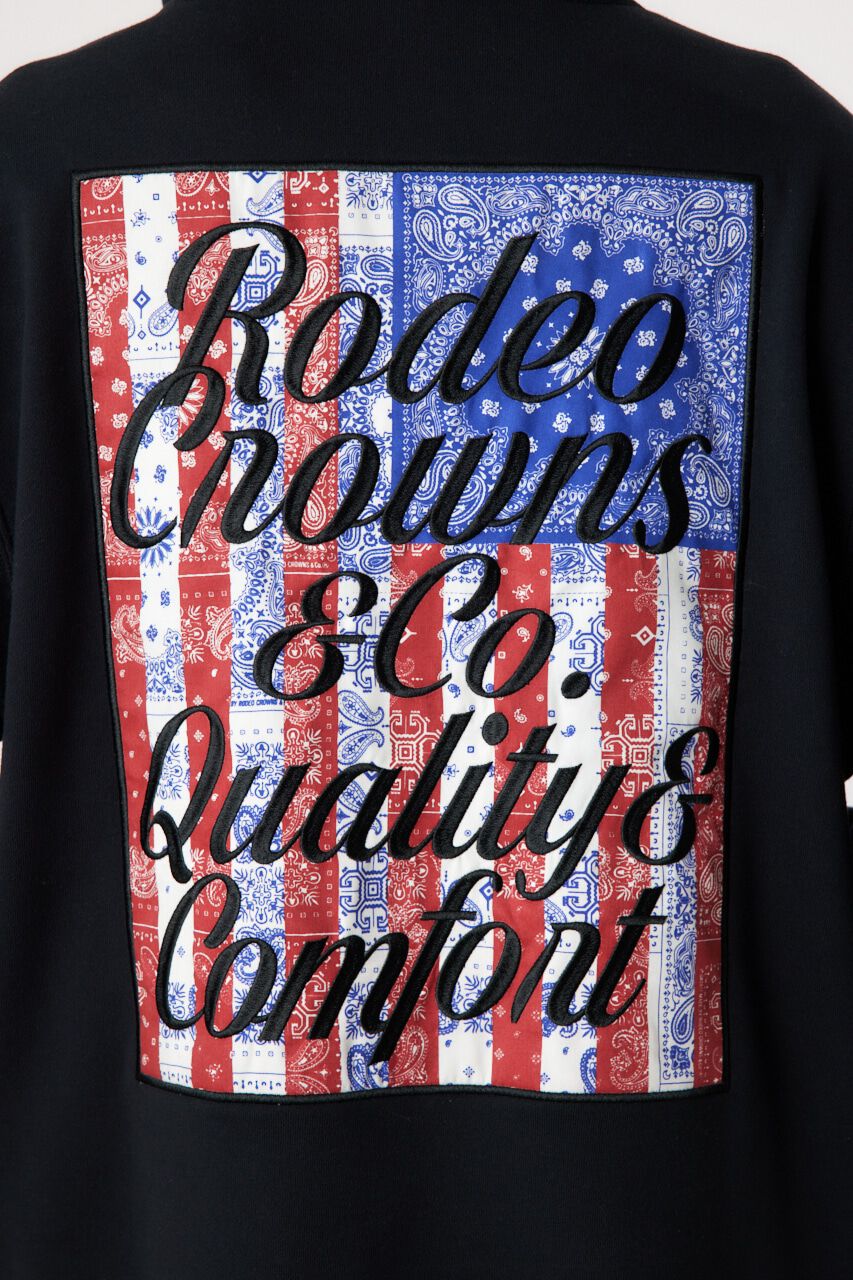 RODEO CROWNS「flag patch フーディー」|パーカー|