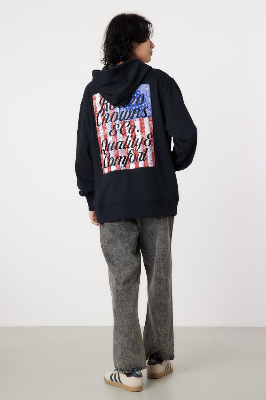 RODEO CROWNS「flag patch フーディー」|パーカー|