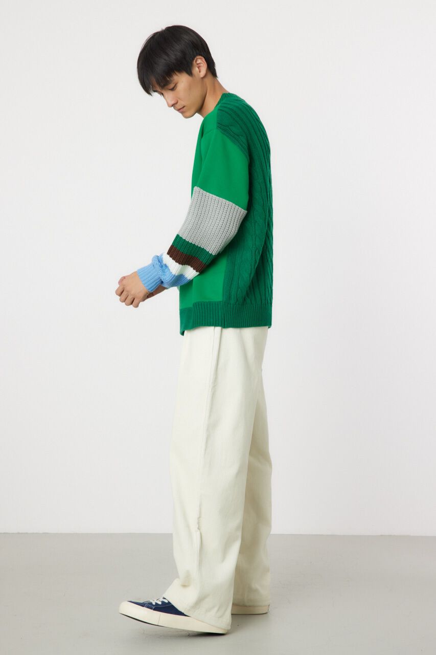 RODEO CROWNS「border sleeve ニット」|ニット・セーター|