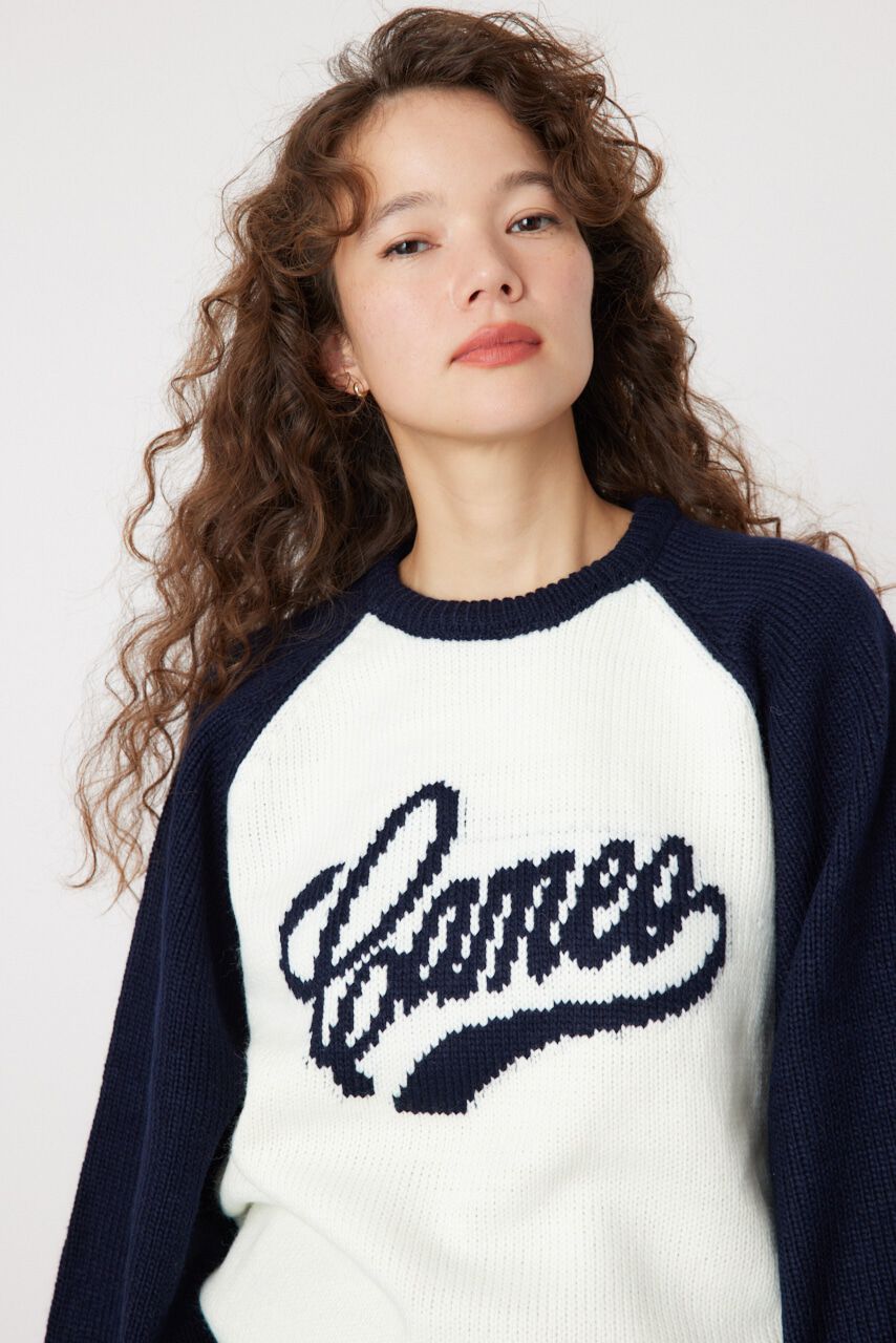 RODEO CROWNS「Cameo ラグランニットトップス」|ニット・セーター|