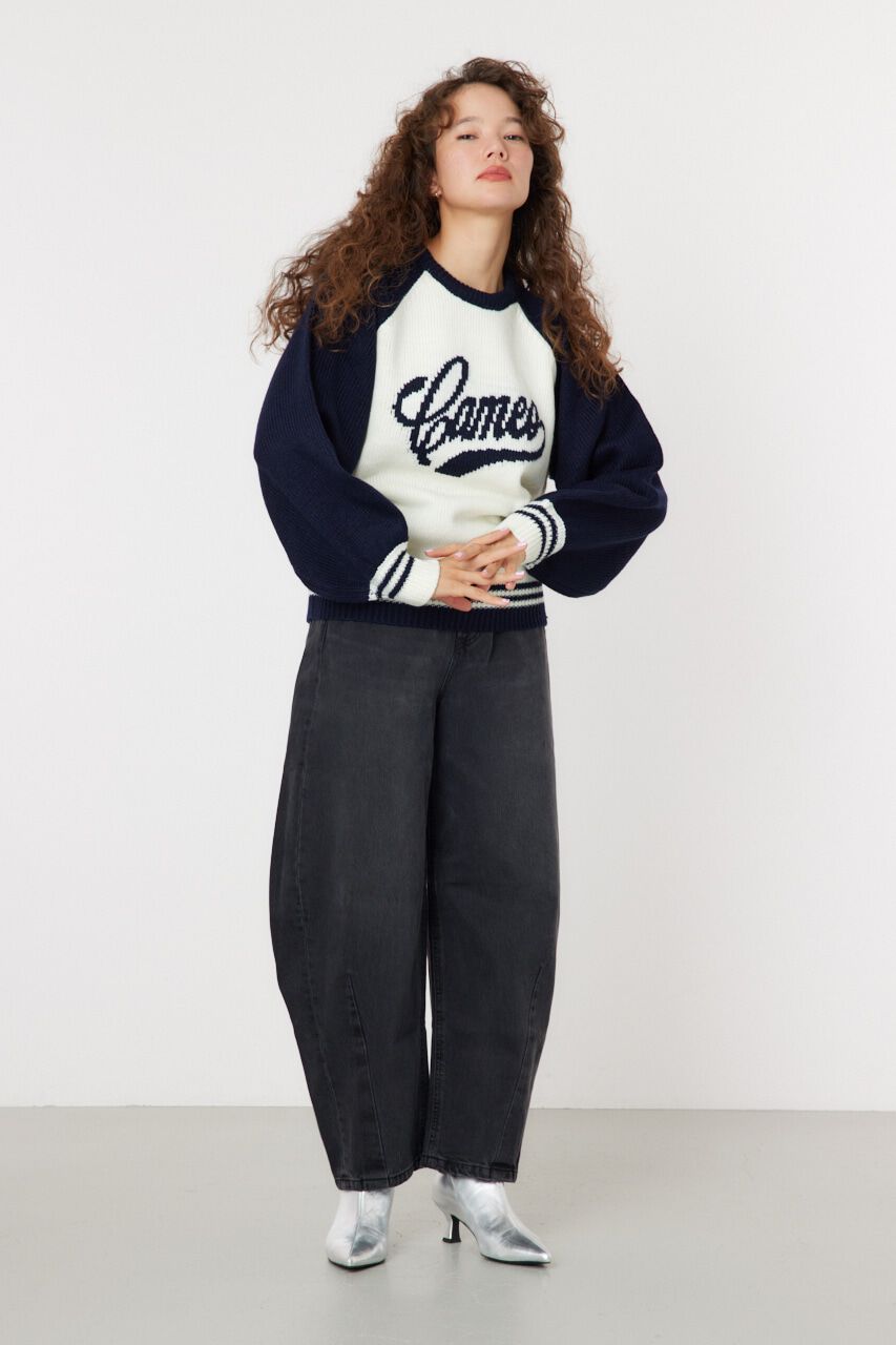 RODEO CROWNS「Cameo ラグランニットトップス」|ニット・セーター|