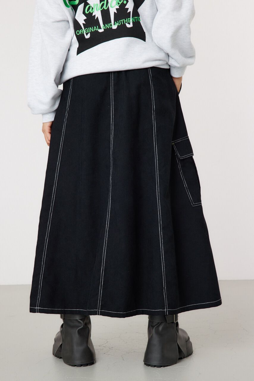 RODEO CROWNS「コーデュロイステッチフレアカーゴスカート」|その他|