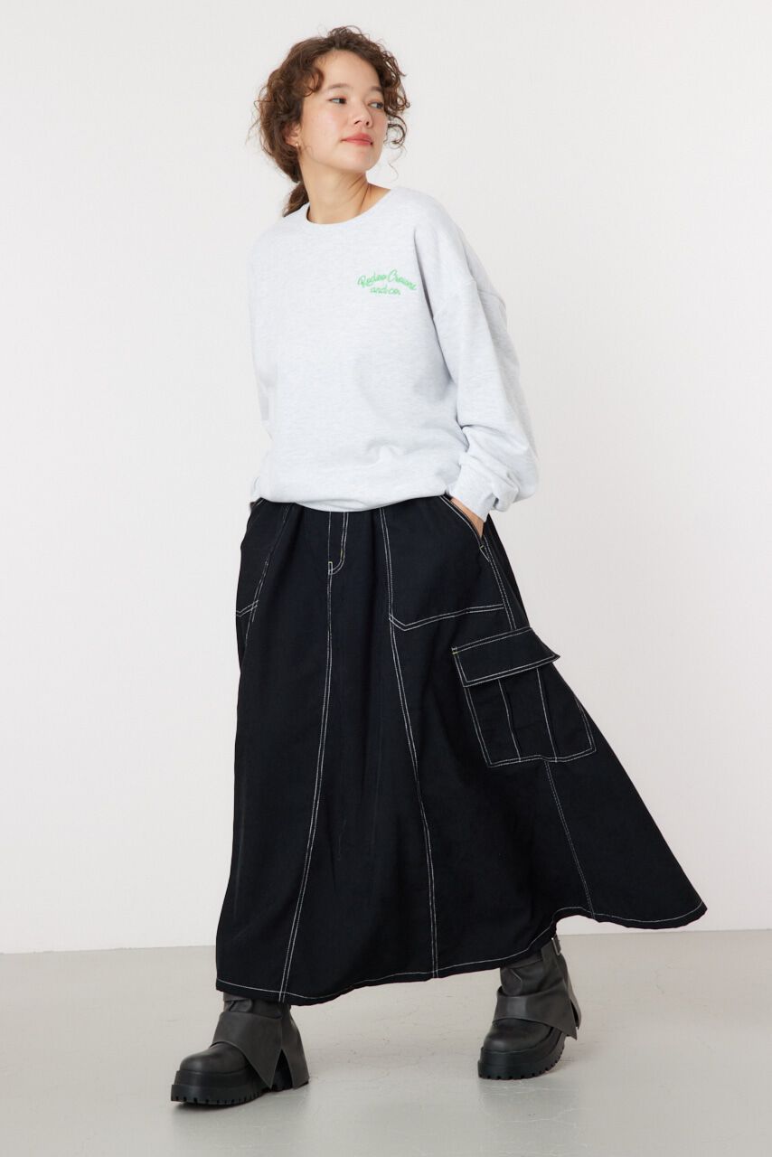 RODEO CROWNS「コーデュロイステッチフレアカーゴスカート」|その他|