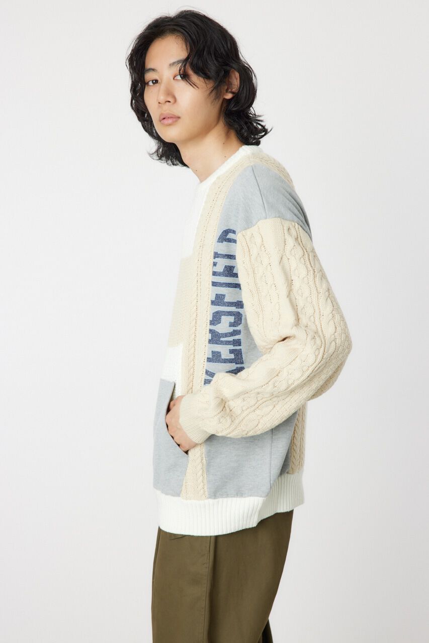 RODEO CROWNS「ニットカスタムcollegeトップス」|ニット・セーター|