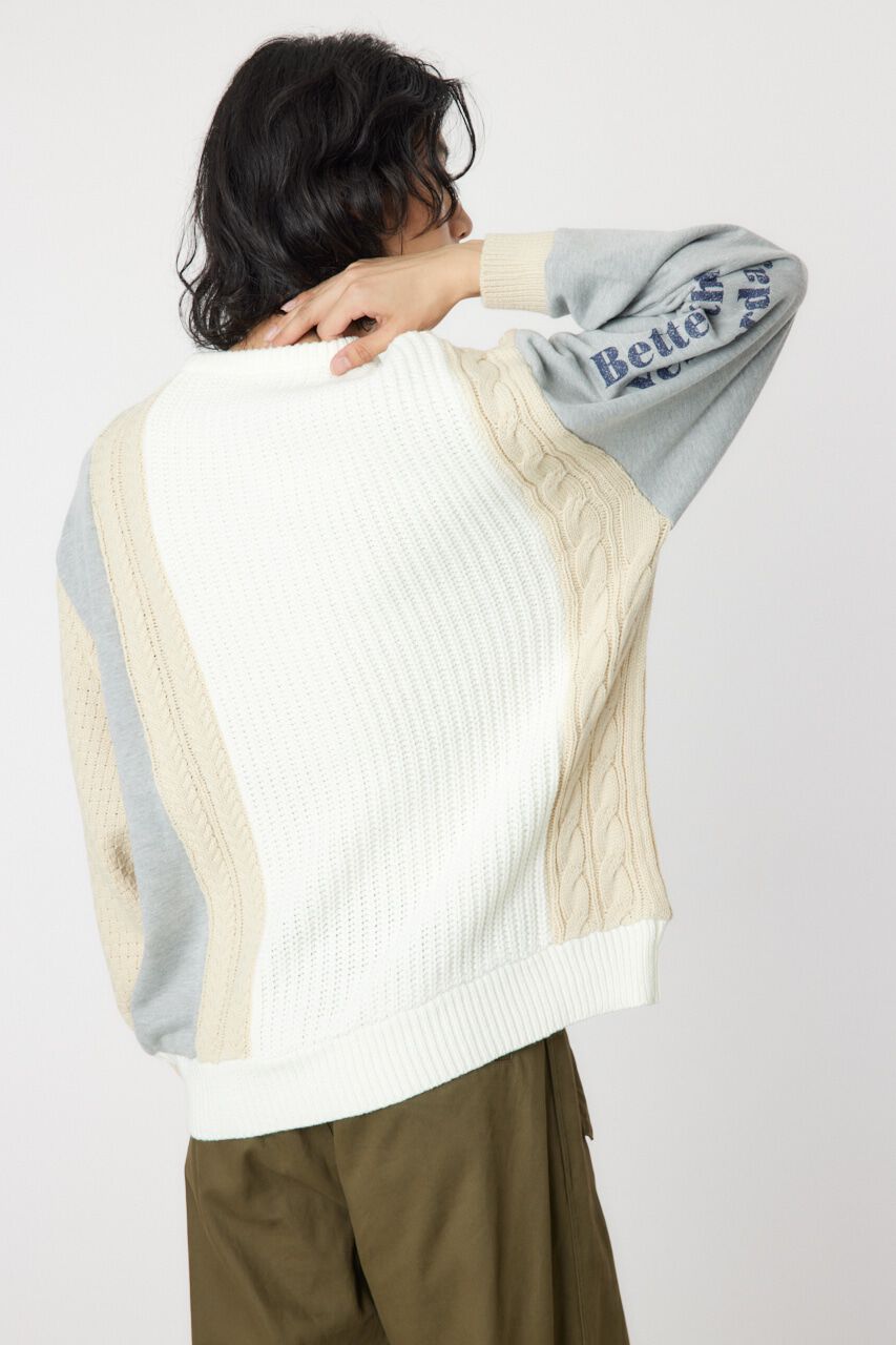 RODEO CROWNS「ニットカスタムcollegeトップス」|ニット・セーター|