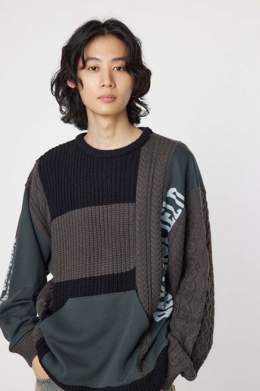 RODEO CROWNS「ニットカスタムcollegeトップス」|ニット・セーター|