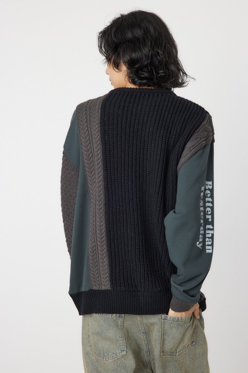 RODEO CROWNS「ニットカスタムcollegeトップス」|ニット・セーター|