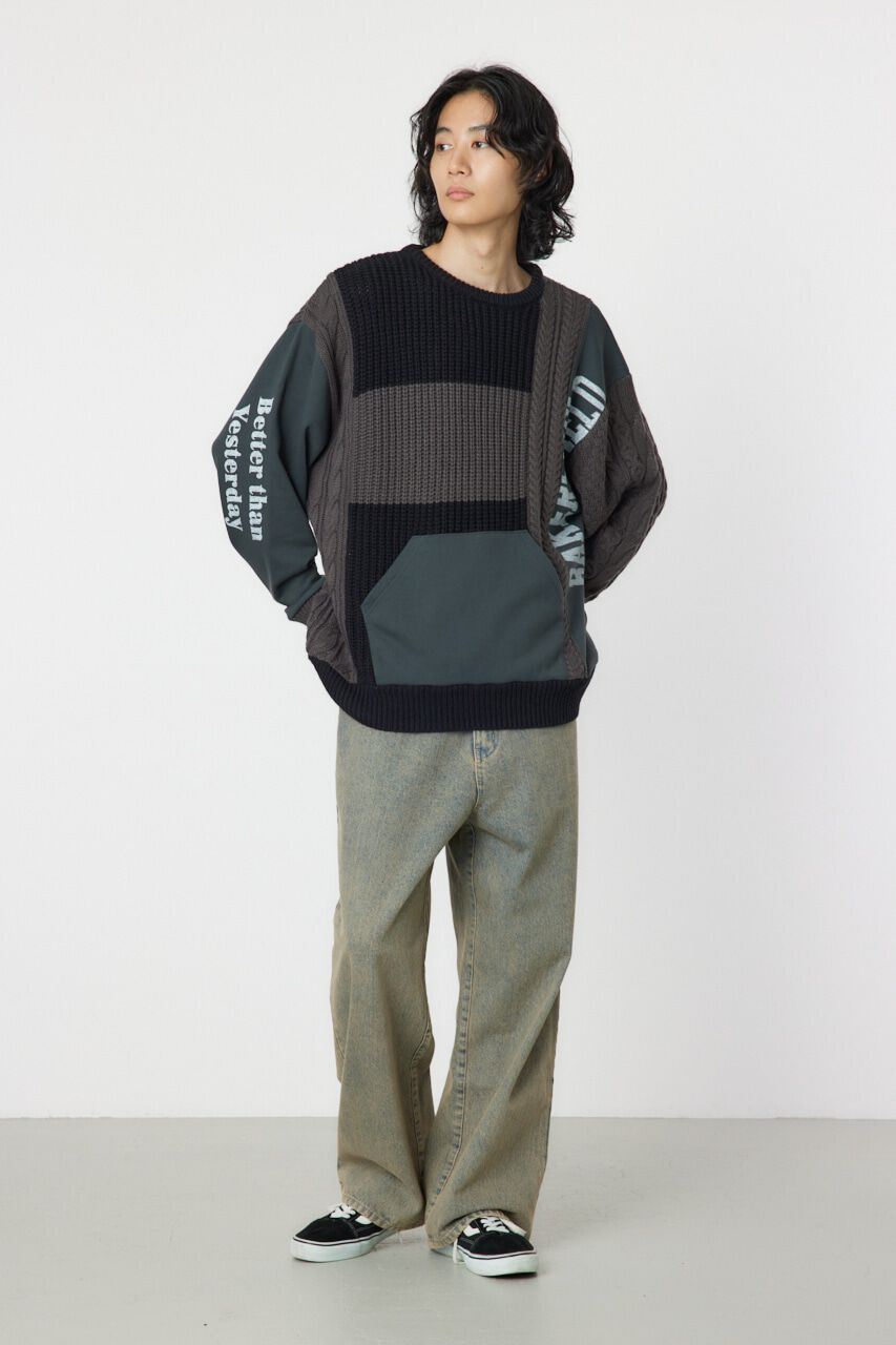 RODEO CROWNS「ニットカスタムcollegeトップス」|ニット・セーター|