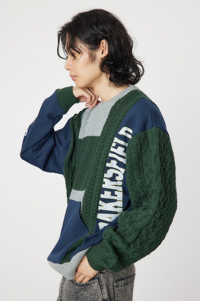 RODEO CROWNS「ニットカスタムcollegeトップス」|ニット・セーター|