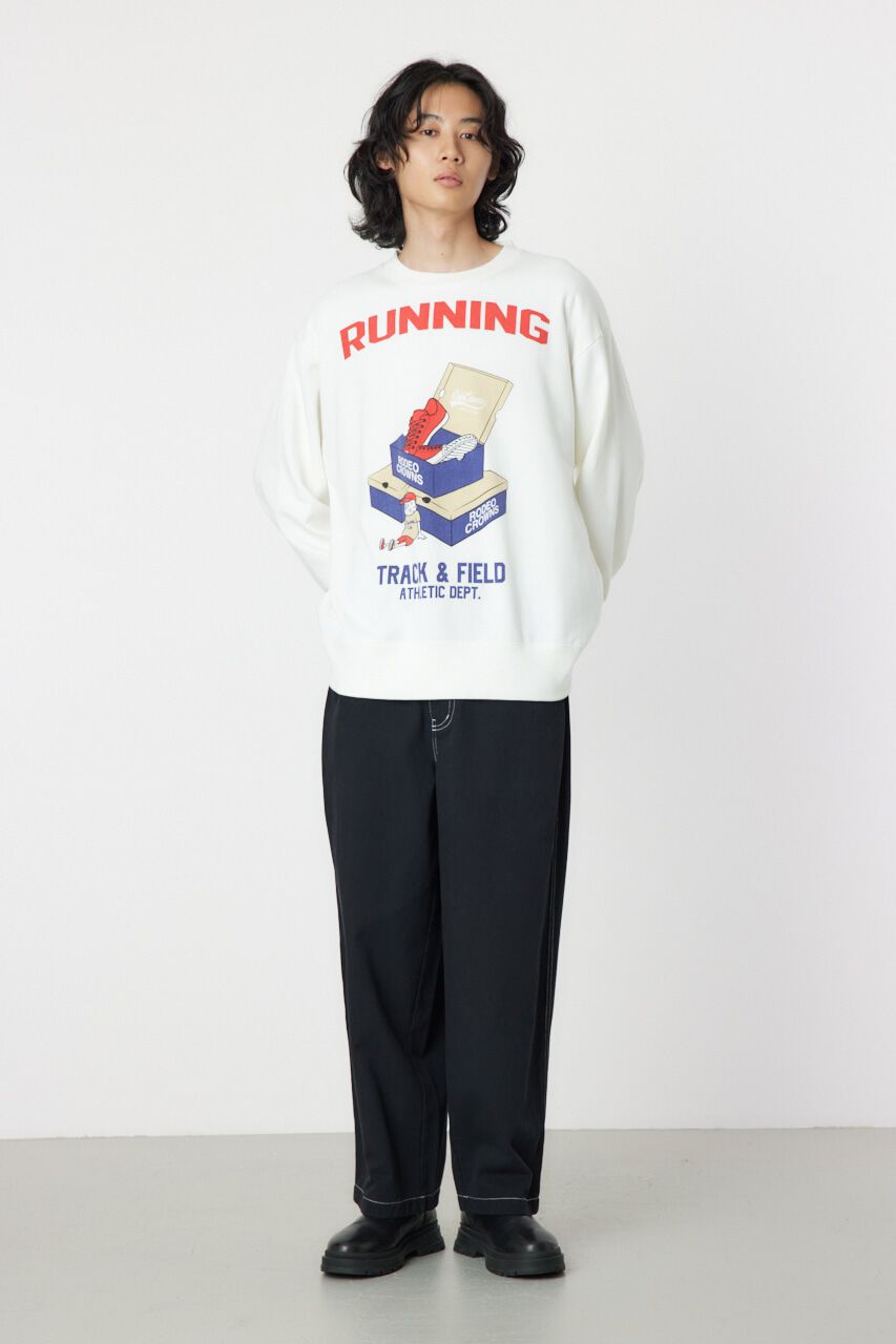 RODEO CROWNS「running boy スウェット」|パーカー|