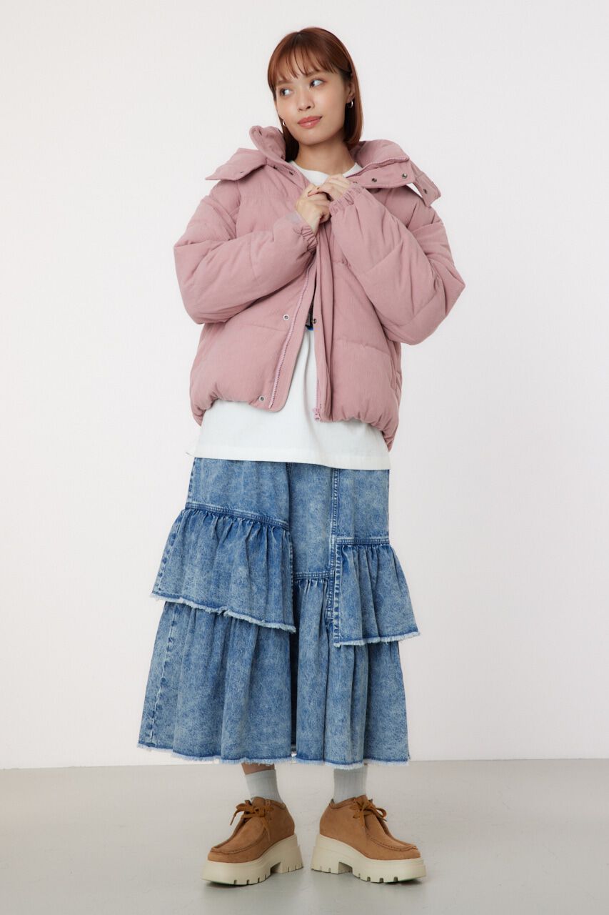 RODEO CROWNS「LOGO パフ 中綿ブルゾン」|ブルゾン・スタジャン|