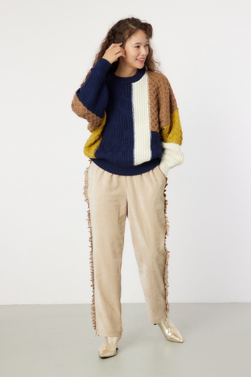 RODEO CROWNS「クレイジーパターンニットトップス」|ニット・セーター|