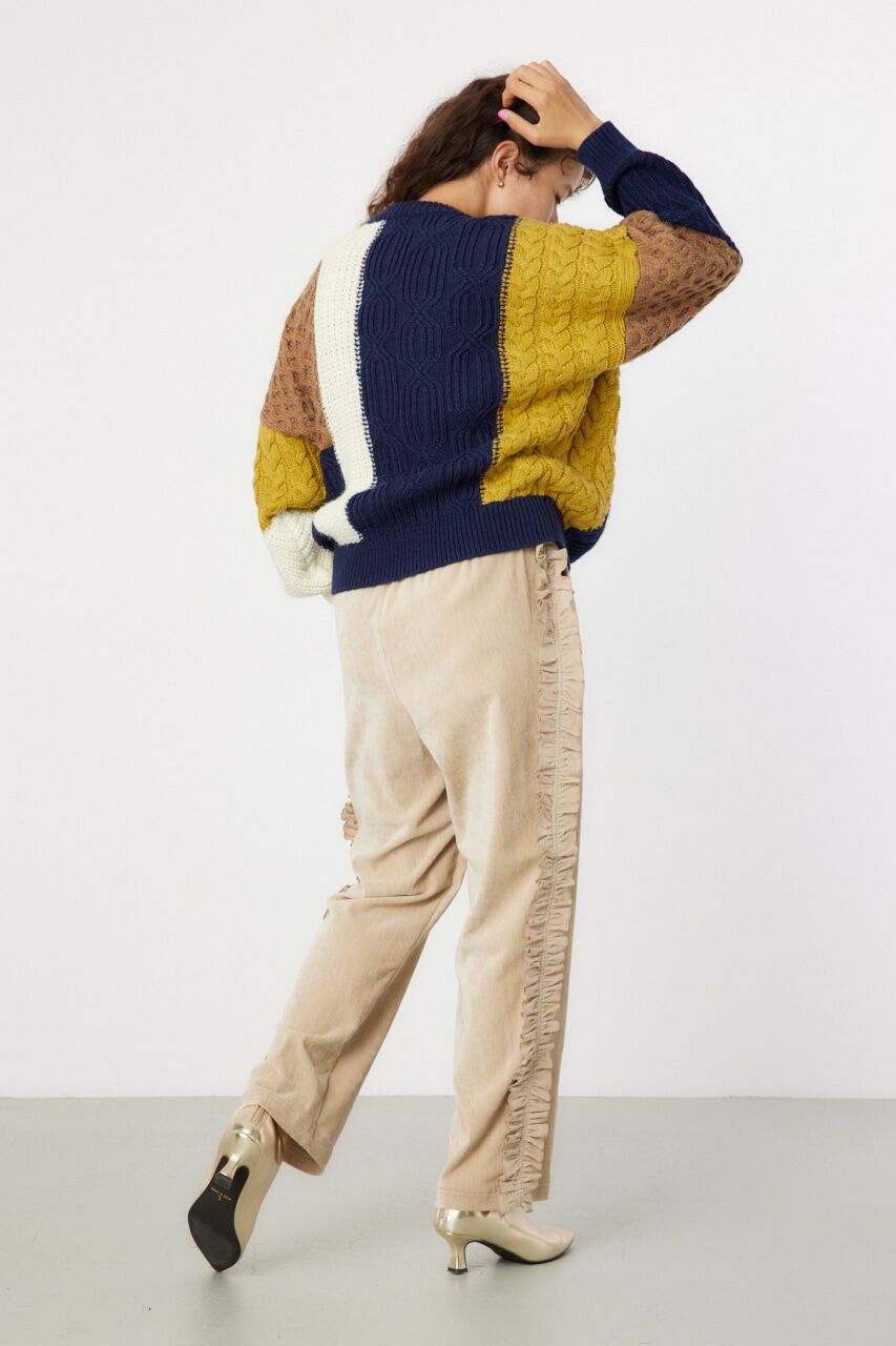 RODEO CROWNS「クレイジーパターンニットトップス」|ニット・セーター|