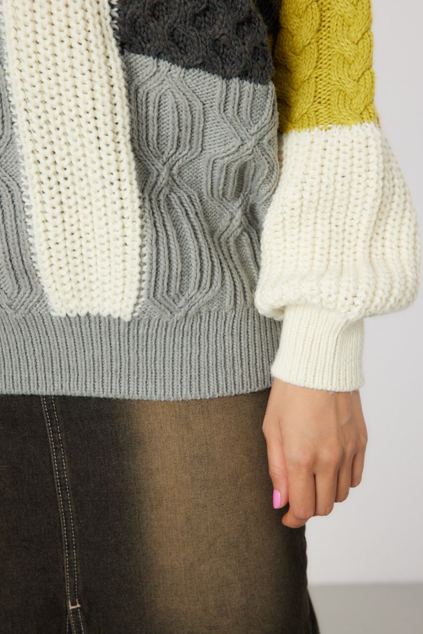 RODEO CROWNS「クレイジーパターンニットトップス」|ニット・セーター|